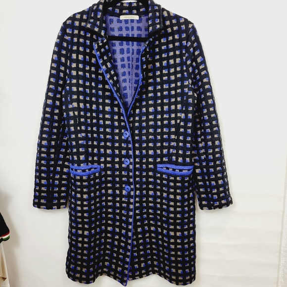 Aldo Martins checked sweater coat - Picture 2 of 11